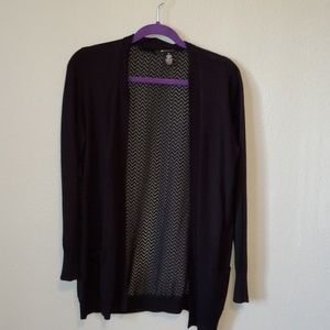 Black cardigan